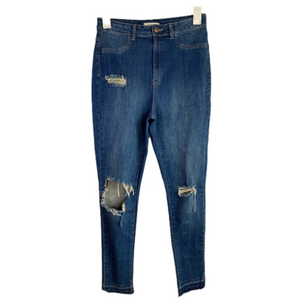 AP Blue By Aphrodite Juniors High Rise Skinny Destroyed Jeans SKU1460